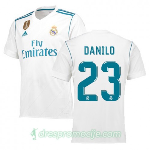 Real Madrid Dres DANILO Domaći 2017/18 Kratkih Rukava Real Madrid Dres DANILO Domaći 2017/18 Kratkih Rukava