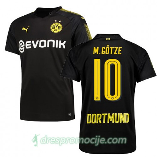 Borussia Dortmund Dres M GOTZE Gostujući 2017/18 Kratkih Rukava Borussia Dortmund Dres M GOTZE Gostujući 2017/18 Kratkih Rukava