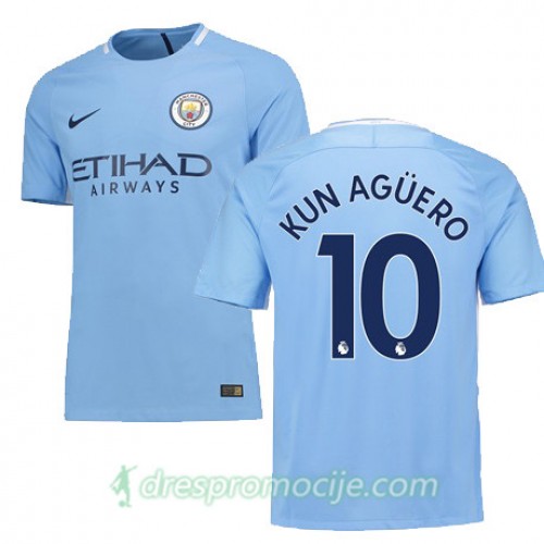 Manchester City Dres KUN AGUERO Domaći 2017/18 Kratkih Rukava Manchester City Dres KUN AGUERO Domaći 2017/18 Kratkih Rukava