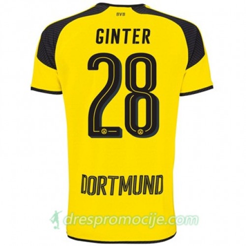Borussia Dortmund Dres GINTER Treći 2017/18 Kratkih Rukava Borussia Dortmund Dres GINTER Treći 2017/18 Kratkih Rukava