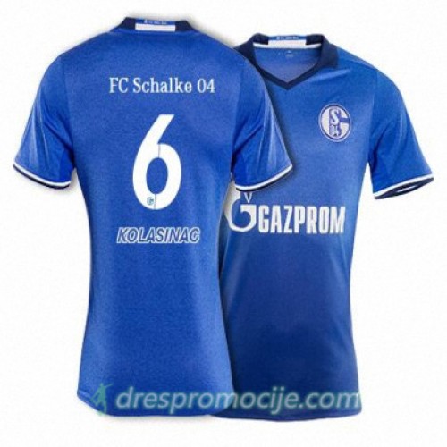 Schalke Dres KOLASINAC Domaći 2017/18 Kratkih Rukava Schalke Dres KOLASINAC Domaći 2017/18 Kratkih Rukava