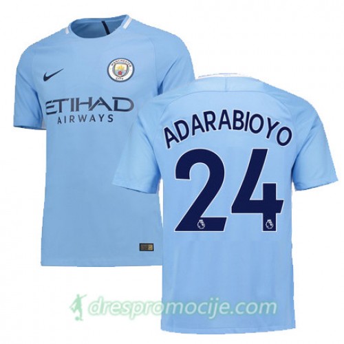 Manchester City Dres ADARABIOYO Domaći 2017/18 Kratkih Rukava Manchester City Dres ADARABIOYO Domaći 2017/18 Kratkih Rukava