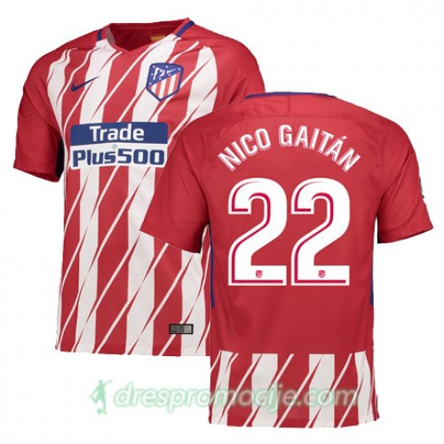 Atlético Madrid Dres NICO GAITAN Domaći 2017/18 Kratkih Rukava Atlético Madrid Dres NICO GAITAN Domaći 2017/18 Kratkih Rukava