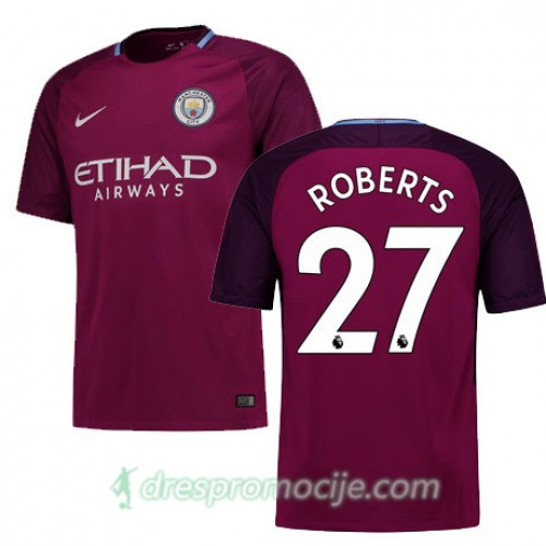 Manchester City Dres Roberts Gostujući 2017/18 Kratkih Rukava Manchester City Dres Roberts Gostujući 2017/18 Kratkih Rukava