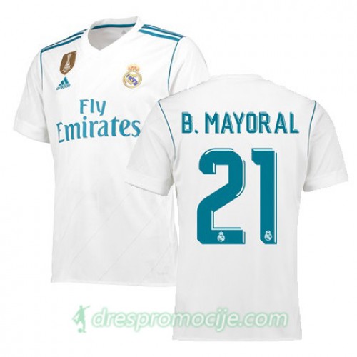 Real Madrid Dres BORJA MAYORAL Domaći 2017/18 Kratkih Rukava Real Madrid Dres BORJA MAYORAL Domaći 2017/18 Kratkih Rukava
