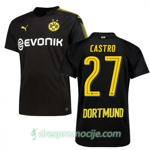 Borussia Dortmund Dres CASTRO Gostujući 2017/18 Kratkih Rukava Borussia Dortmund Dres CASTRO Gostujući 2017/18 Kratkih Rukava
