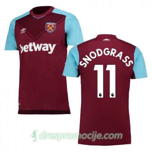 West Ham Dres SNODGRASS Domaći 2017/18 Kratkih Rukava West Ham Dres SNODGRASS Domaći 2017/18 Kratkih Rukava
