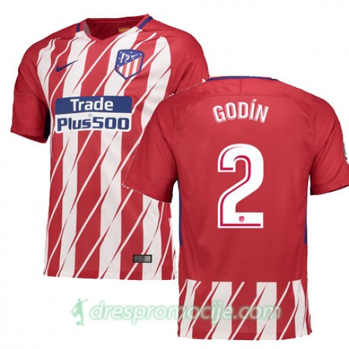 Atlético Madrid Dres GODIN Domaći 2017/18 Kratkih Rukava Atlético Madrid Dres GODIN Domaći 2017/18 Kratkih Rukava