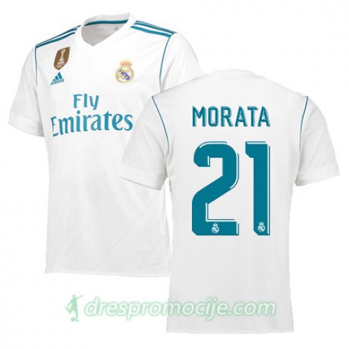 Real Madrid Dres MORATA Domaći 2017/18 Kratkih Rukava Real Madrid Dres MORATA Domaći 2017/18 Kratkih Rukava