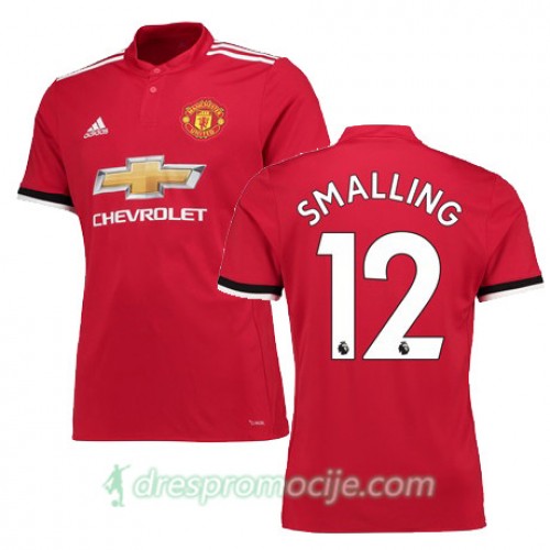 Manchester United Dres SMALLING Domaći 2017/18 Kratkih Rukava Manchester United Dres SMALLING Domaći 2017/18 Kratkih Rukava