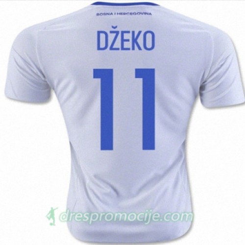 Bosna i Hercegovina Dres DZEKO Gostujući 2016/17 Kratkih Rukava Bosna i Hercegovina Dres DZEKO Gostujući 2016/17 Kratkih Rukava