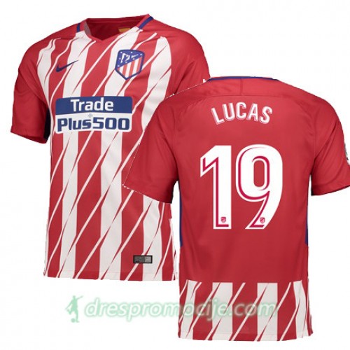 Atlético Madrid Dres LUCAS Domaći 2017/18 Kratkih Rukava Atlético Madrid Dres LUCAS Domaći 2017/18 Kratkih Rukava