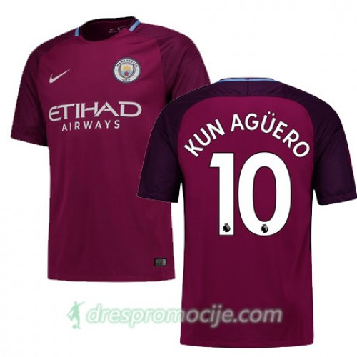 Manchester City Dres KUN AGUERO Gostujući 2017/18 Kratkih Rukava Manchester City Dres KUN AGUERO Gostujući 2017/18 Kratkih Rukava