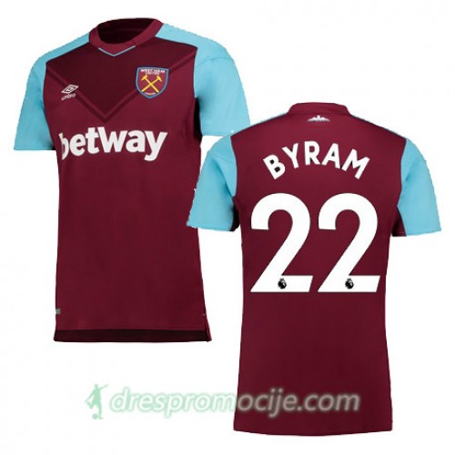 West Ham Dres BYRAM Domaći 2017/18 Kratkih Rukava West Ham Dres BYRAM Domaći 2017/18 Kratkih Rukava