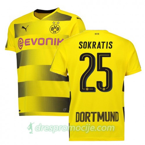 Borussia Dortmund Dres SOKRATIS Domaći 2017/18 Kratkih Rukava Borussia Dortmund Dres SOKRATIS Domaći 2017/18 Kratkih Rukava