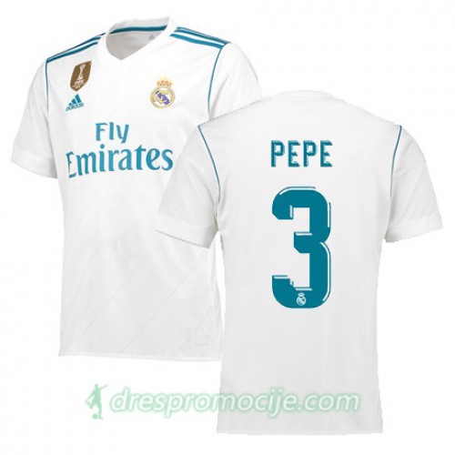Real Madrid Dres PEPE Domaći 2017/18 Kratkih Rukava Real Madrid Dres PEPE Domaći 2017/18 Kratkih Rukava