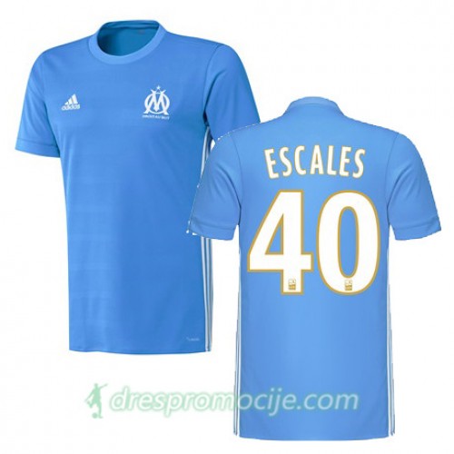 Olympique de Marseille Dres FLORIAN ESCALES Gostujući 2017/18 Kratkih Rukava Olympique de Marseille Dres FLORIAN ESCALES Gostujući 2017/18 Kratkih Rukava