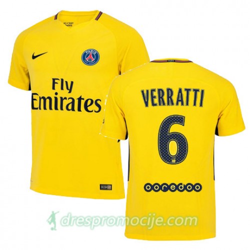 Paris SG Dres MARCO VERRATTI Gostujući 2017/18 Kratkih Rukava Paris SG Dres MARCO VERRATTI Gostujući 2017/18 Kratkih Rukava