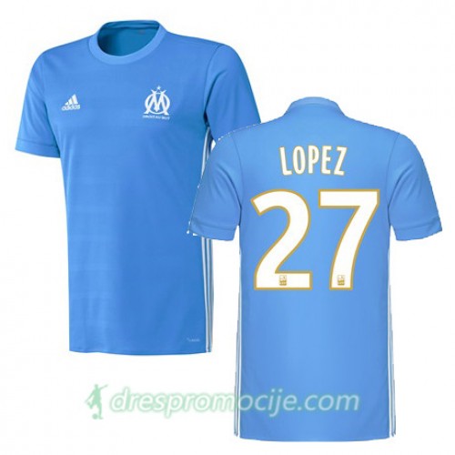 Olympique de Marseille Dres MAXIME LOPEZ Gostujući 2017/18 Kratkih Rukava Olympique de Marseille Dres MAXIME LOPEZ Gostujući 2017/18 Kratkih Rukava