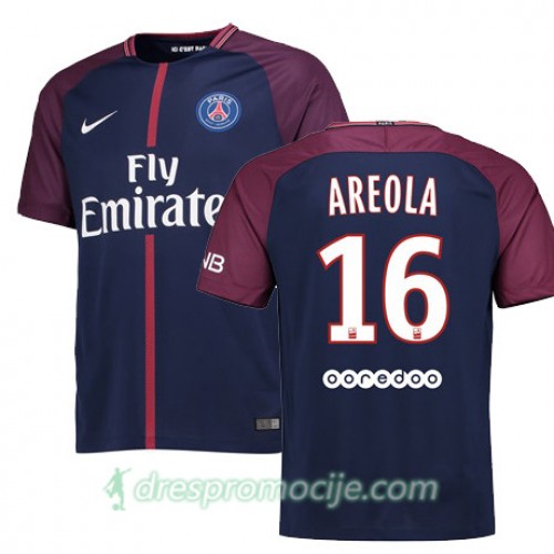 Paris SG Dres ALPHONSE AREOLA Domaći 2017/18 Kratkih Rukava Paris SG Dres ALPHONSE AREOLA Domaći 2017/18 Kratkih Rukava