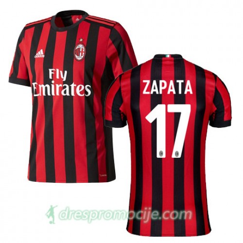 Milan Dres ZAPATA Domaći 2017/18 Kratkih Rukava Milan Dres ZAPATA Domaći 2017/18 Kratkih Rukava