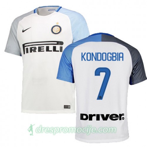 Inter Dres KONDOGBIA Gostujući 2017/18 Kratkih Rukava Inter Dres KONDOGBIA Gostujući 2017/18 Kratkih Rukava