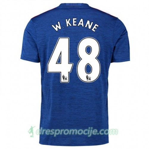 Manchester United Dres W KEANE Gostujući 2017/18 Kratkih Rukava Manchester United Dres W KEANE Gostujući 2017/18 Kratkih Rukava