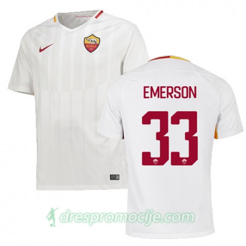 Roma Dres EMERSON Gostujući 2017/18 Kratkih Rukava Roma Dres EMERSON Gostujući 2017/18 Kratkih Rukava