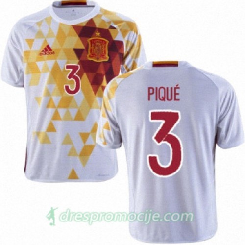 Španjolska Dres GERARD PIQUE Gostujući Euro 2016 Španjolska Dres GERARD PIQUE Gostujući Euro 2016