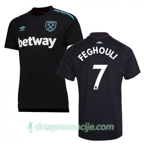West Ham Dres FEGHOULI Gostujući 2017/18 Kratkih Rukava West Ham Dres FEGHOULI Gostujući 2017/18 Kratkih Rukava