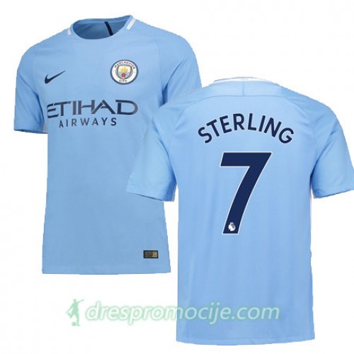 Manchester City Dres STERLING Domaći 2017/18 Kratkih Rukava Manchester City Dres STERLING Domaći 2017/18 Kratkih Rukava