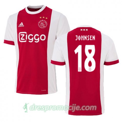 AFC Ajax Dres DENNIS JOHNSEN Domaći 2017/18 Kratkih Rukava AFC Ajax Dres DENNIS JOHNSEN Domaći 2017/18 Kratkih Rukava