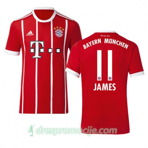 FC Bayern München Dres JAMES Domaći 2017/18 Kratkih Rukava FC Bayern München Dres JAMES Domaći 2017/18 Kratkih Rukava