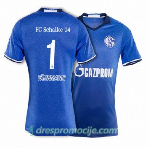 Schalke Dres FAHRMANN Domaći 2017/18 Kratkih Rukava Schalke Dres FAHRMANN Domaći 2017/18 Kratkih Rukava