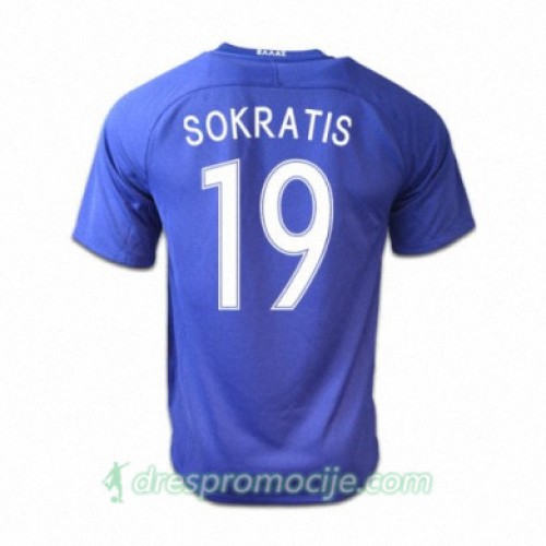 Grčka Dres SOKRATIS Gostujući 2016/17 Kratkih Rukava Grčka Dres SOKRATIS Gostujući 2016/17 Kratkih Rukava