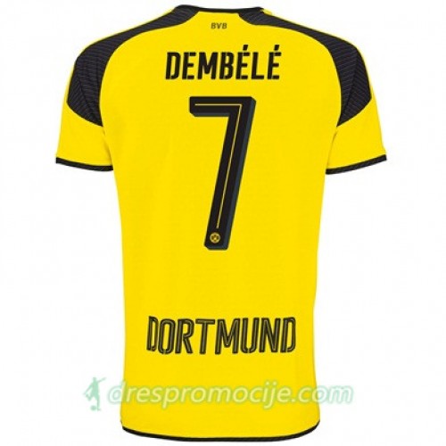 Borussia Dortmund Dres DEMBELE Treći 2017/18 Kratkih Rukava Borussia Dortmund Dres DEMBELE Treći 2017/18 Kratkih Rukava