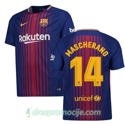 FC Barcelona Dres MASCHERANO Domaći 2017/18 Kratkih Rukava FC Barcelona Dres MASCHERANO Domaći 2017/18 Kratkih Rukava