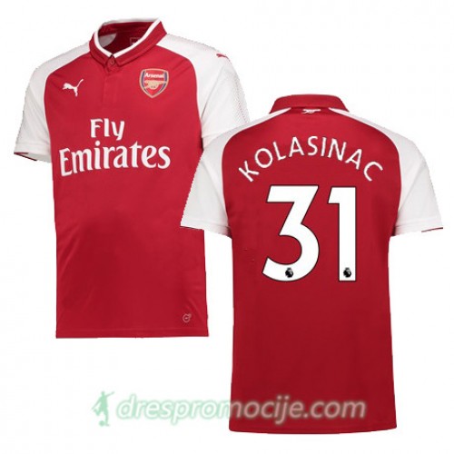 Arsenal Dres KOLASINAC Domaći 2017/18 Kratkih Rukava Arsenal Dres KOLASINAC Domaći 2017/18 Kratkih Rukava