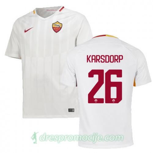 Roma Dres KARSDORP Gostujući 2017/18 Kratkih Rukava Roma Dres KARSDORP Gostujući 2017/18 Kratkih Rukava