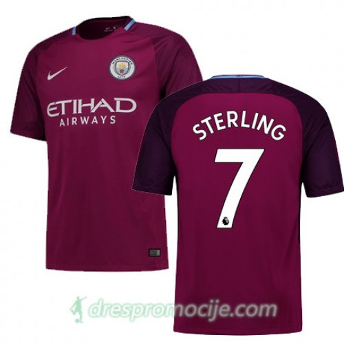 Manchester City Dres STERLING Gostujući 2017/18 Kratkih Rukava Manchester City Dres STERLING Gostujući 2017/18 Kratkih Rukava