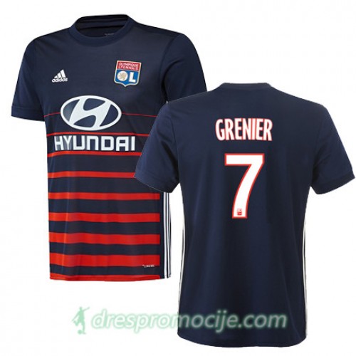 Olympique Lyonnais Dres CLEMENT GRENIER Gostujući 2017/18 Kratkih Rukava Olympique Lyonnais Dres CLEMENT GRENIER Gostujući 2017/18 Kratkih Rukava