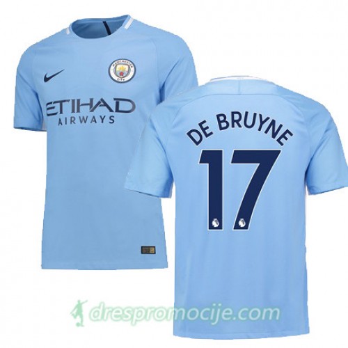 Manchester City Dres DE BRUYNE Domaći 2017/18 Kratkih Rukava Manchester City Dres DE BRUYNE Domaći 2017/18 Kratkih Rukava