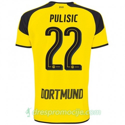 Borussia Dortmund Dres PULISIC Treći 2017/18 Kratkih Rukava Borussia Dortmund Dres PULISIC Treći 2017/18 Kratkih Rukava