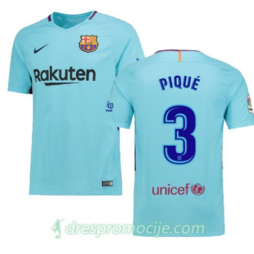 FC Barcelona Dres PIQUE Gostujući 2017/18 Kratkih Rukava FC Barcelona Dres PIQUE Gostujući 2017/18 Kratkih Rukava