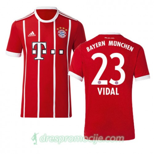 FC Bayern München Dres VIDAL Domaći 2017/18 Kratkih Rukava FC Bayern München Dres VIDAL Domaći 2017/18 Kratkih Rukava
