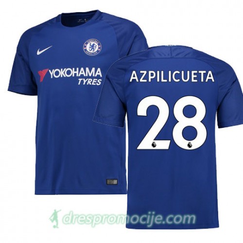 Chelsea Dres AZPILICUETA Domaći 2017/18 Kratkih Rukava Chelsea Dres AZPILICUETA Domaći 2017/18 Kratkih Rukava
