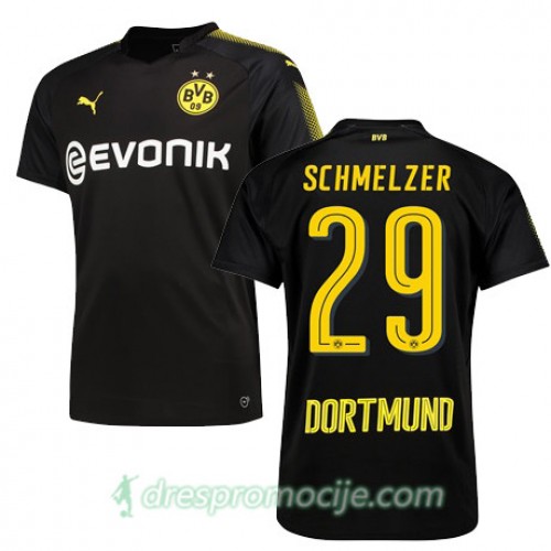 Borussia Dortmund Dres SCHMELZER Gostujući 2017/18 Kratkih Rukava Borussia Dortmund Dres SCHMELZER Gostujući 2017/18 Kratkih Rukava