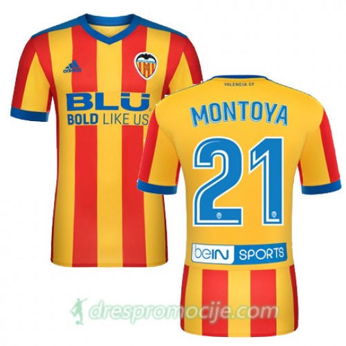 Valencia C.F. Dres MONTOYA Gostujući 2017/18 Kratkih Rukava Valencia C.F. Dres MONTOYA Gostujući 2017/18 Kratkih Rukava