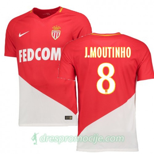 AS Monaco FC Dres JOAO MOUTINHO Domaći 2017/18 Kratkih Rukava AS Monaco FC Dres JOAO MOUTINHO Domaći 2017/18 Kratkih Rukava