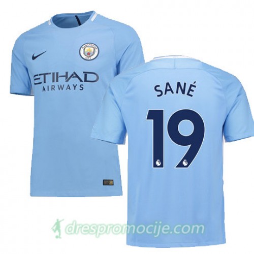 Manchester City Dres SANE Domaći 2017/18 Kratkih Rukava Manchester City Dres SANE Domaći 2017/18 Kratkih Rukava